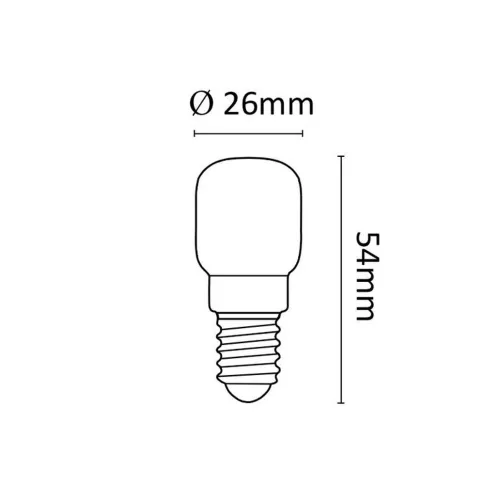 ASALITE SPECIAL REFRIGERATOR E14 25W (180 lumens)