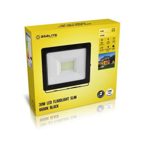 Asalite LED Floodlight Slim 30W 6500K (2400 lumens)