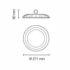 ASALITE PREMIUM LED HIGH BAY 100W 4500K (9000 LUMENS)