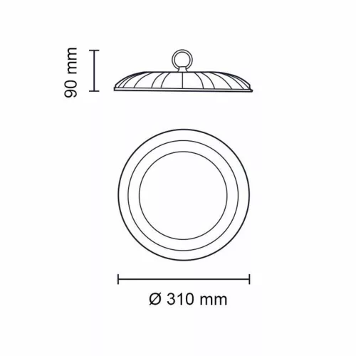 ASALITE PREMIUMLED HIGH BAY 150W 4500K (13500 LUMENS)