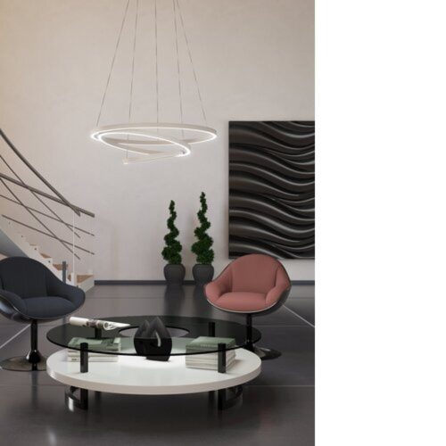 EGLO, 900478, LOBINERO-Z, pendant, 3000 K 6500 K, LED, 43.2W, Dimmable, IP20, white