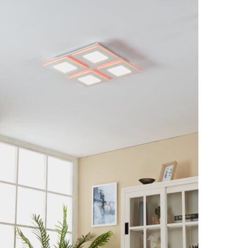 EGLO , 900481 , PADROGIANO-Z , ceiling lamp , 2700 K 6500 K , LED , 26.2W , Dimmable , IP20 , white