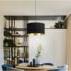 EGLO, 900145, ZARAGOZA, pendant, E27, 1X40W, IP20, black, gold