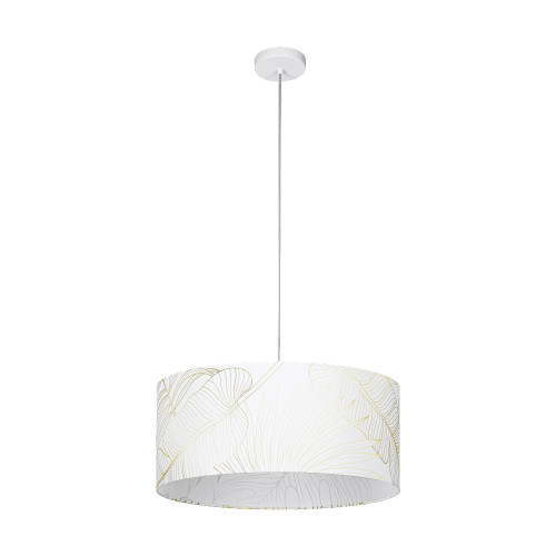 EGLO, 900635, BUCAMARANGA, pendant, E27, 1X40W, IP20, white, gold