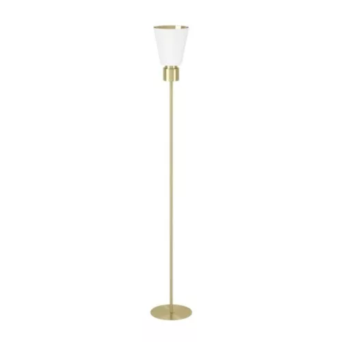 EGLO, 900378, AGLIENTINA, floor lamp, E27, 1X40W, IP20, white, brass