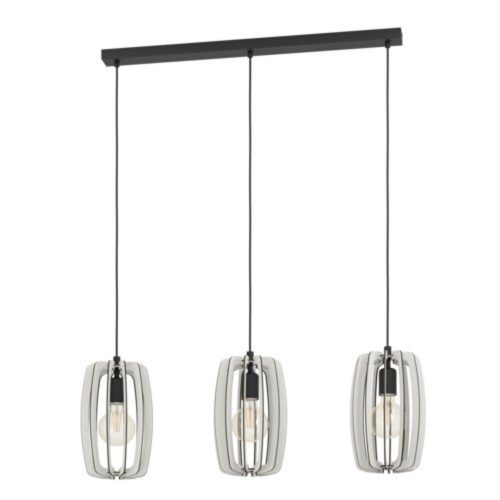 EGLO, 900503, BAJAZZARA, pendant, E27, 3X40W, IP20, grey