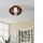 EGLO, 900385, RUSTICARIA, ceiling lamp, E27, 1X40W, IP20, brown, white