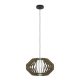 EGLO, 900386, RUSTICARIA, pendant, E27, 1X40W, IP20, brown, white