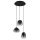 EGLO, 900196, AGUILARES, pendant, E27, 3X40W, black-gray-transparent