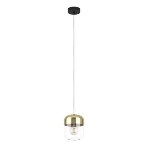 EGLO, 900549, MARYVILLA, pendant, E27, 1x40W, IP20, transparent, gold