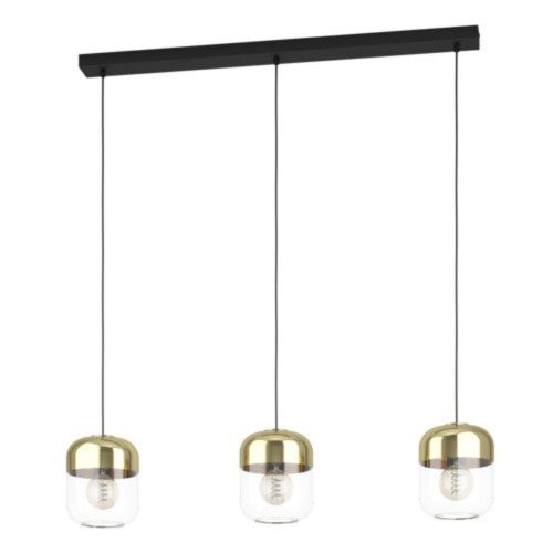 EGLO, 900551, MARYVILLA, pendant, E27, 3X40W, IP20, transparent, gold
