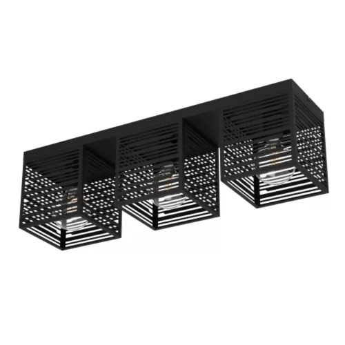 EGLO , 900357 , PIEDRITAS , ceiling lamp , E27 , 3X40W , IP20