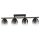 EGLO, 900185, FILAGO, ceiling lamp, E27, 4X40W, IP20, black-gray-transparent