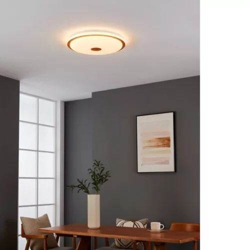 EGLO, 900599, LANCIANO 1, ceiling lamp, 3000 K, 4000 K, 5000 K, LED, 35W, Dimmable, IP20, white