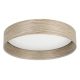 EGLO, 900463, LUPPINERIA, ceiling lamp, 3000 K, LED, 20W, IP20, brown