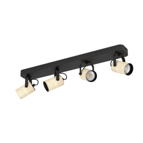 EGLO, 900438, CAYUCA, spot lamp, GU10, 4X3W, IP20, brown