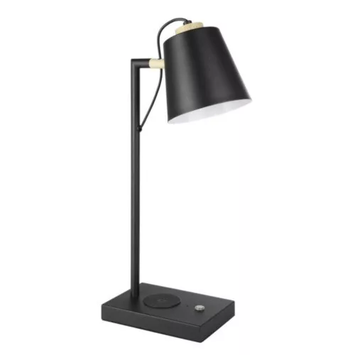 EGLO, 900626, LACEY-QI, table lamp, 3000 K, LED, 5.5W, Dimmable, IP20, black, cream color
