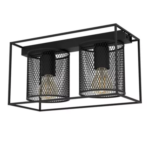 EGLO, 43772, CATTERICK, ceiling lamp, E27, 2X40W, IP20