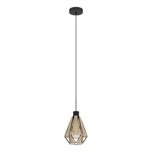 EGLO, 43776, ADWICKLE, pendant, E27, 1X40W, IP20, natural