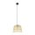 EGLO, 43873, GLYNEATH, pendant, E27, 1X40W, IP20, natural