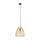 EGLO, 43866, AYESGARTH, pendant, E27, 1X40W, IP20, natural