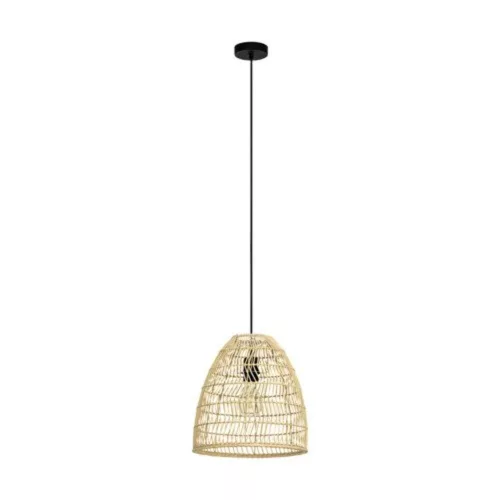 EGLO, 43866, AYESGARTH, pendant, E27, 1X40W, IP20, natural