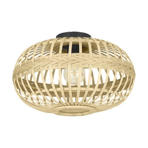 EGLO, 43723, AMSFIELD, ceiling lamp, E27, 1X40W, brown