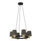 EGLO, 43781, EDALE, pendant, E27, 6X40W, IP20, cappuccino