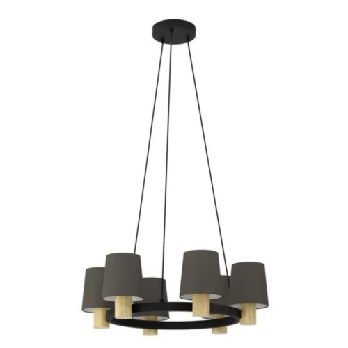 EGLO, 43781, EDALE, pendant, E27, 6X40W, IP20, cappuccino