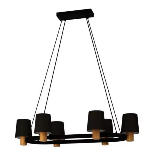 EGLO, 43782, EDALE, pendant, E27, 6X40W, IP20, cappuccino