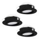 EGLO, 900749, PINEDA, recessed light, 3000 K, LED, 3X5.5W, Dimmable, IP20