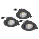 EGLO , 900747 , SALICETO , recessed lamp , 2700 K , LED , 3X6W , Dimmable , IP20