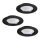 EGLO, 900754, PENETO, recessed lamp, GU10, 3X2.8W, IP20
