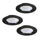 EGLO, 900754, PENETO, recessed lamp, GU10, 3X2.8W, IP20