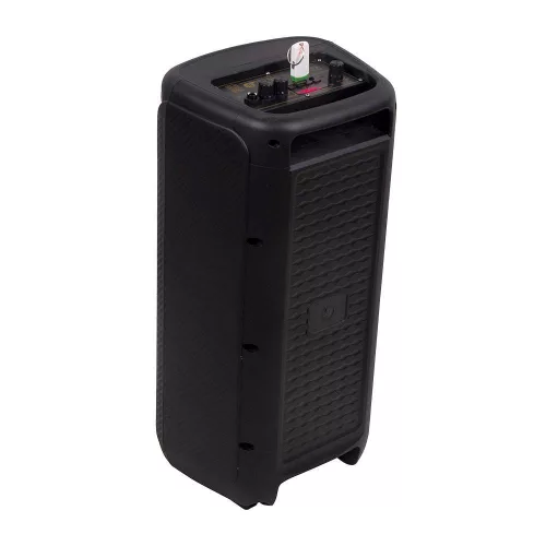 VT-4000W 400W Rechargeable Speaker 1 Wired Microphone Rf Control & Handle 2X6.5Inch