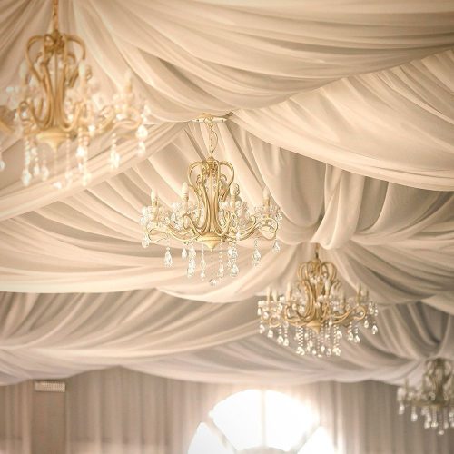 LED lamp, bulb, candle, E14 socket, 4.5 Watt, cool white, pack of 6