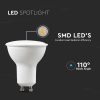 LED lamp, bulb, spot, GU10 socket, 4.5 Watt, cool white, pack of 6