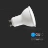 LED lamp, bulb, spot, GU10 socket, 4.5 Watt, cool white, pack of 6