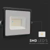 LED spotlight, 30 Watt, Ultra Slim, natural white, E-series, black