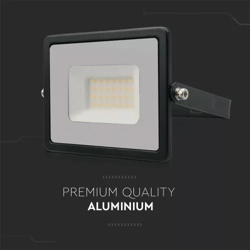 LED spotlight, 30 Watt, Ultra Slim, natural white, E-series, black