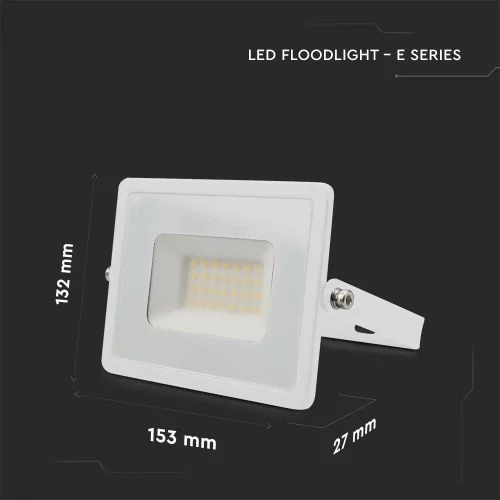 LED spotlight, 30 Watt, Ultra Slim, cool white, E-series, white