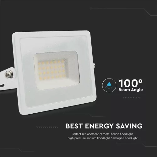 LED spotlight, 30 Watt, Ultra Slim, cool white, E-series, white