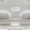 LED luminaire, ceiling, 24W, surface-mounted, 35 cm, round, UFO, crystal effect, CCT, 3 color temperatures, 3in1