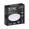 LED luminaire, ceiling, 24W, surface-mounted, 35 cm, round, UFO, crystal effect, CCT, 3 color temperatures, 3in1
