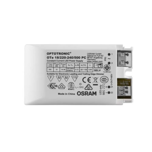 RENDL G13840 DRIVER Led Driver 500Ma 9-18W, 18 W, 500mA