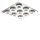 EGLO, 32571, PALENA, ceiling lamp, 3000 K, LED, 9X2.5W, IP20, satin