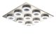 EGLO, 32571, PALENA, ceiling lamp, 3000 K, LED, 9X2.5W, IP20, satin