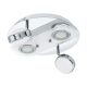 EGLO, 32828, SALTO, wall-ceiling lamp, 3000 K, LED, 2X5.4W, IP20, white, transparent