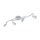 EGLO, 32829, SALTO, ceiling lamp, 3000 K, LED, 4X5.4W, IP20, white, transparent