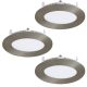 EGLO, 34013, FUEVA 3, recessed lamp, 3000 K, LED, 3X2.7W, IP20, white